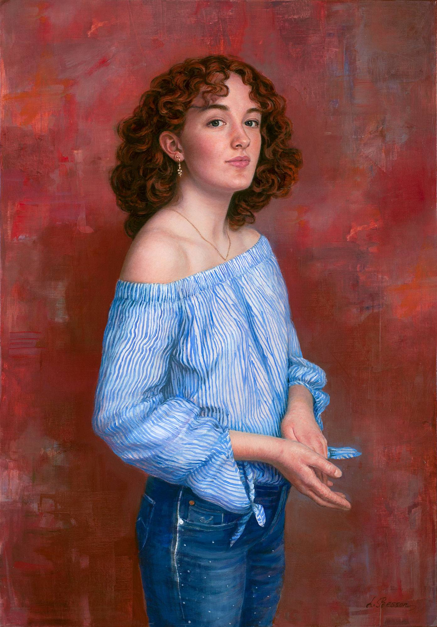 geschilderd portret